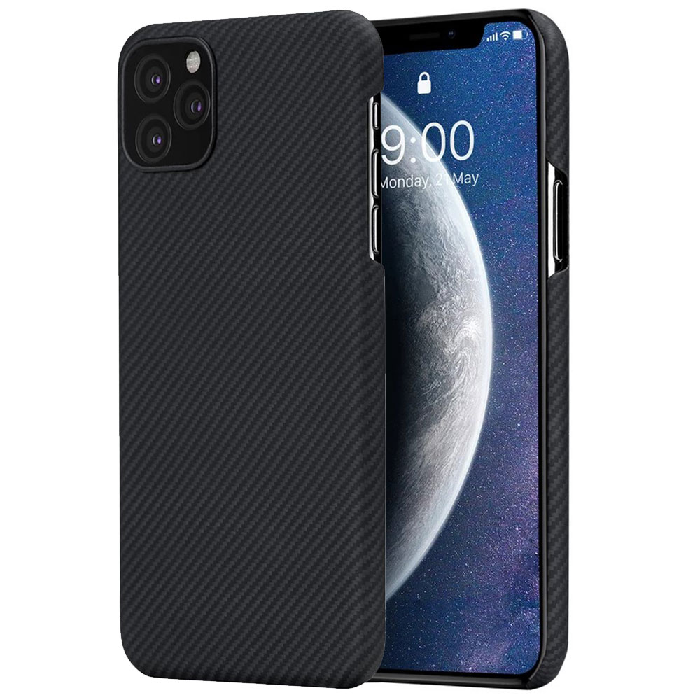 iPhone 11 Pro Max Aramid Fiber Air Ultra Thin Case by PITAKA – Black